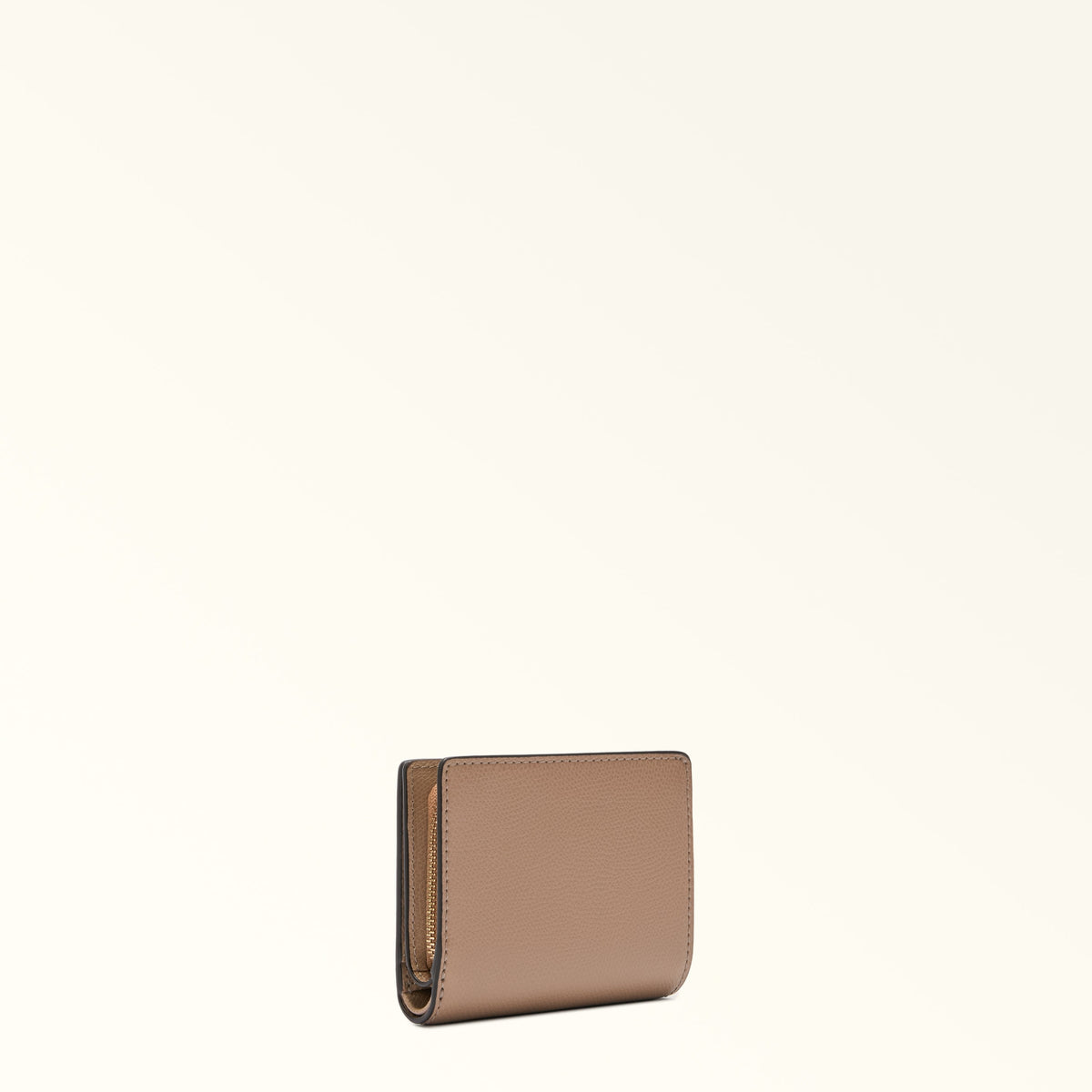 Taupe Furla Camelia S Compact Wallet L Zip, natural leather – view 3