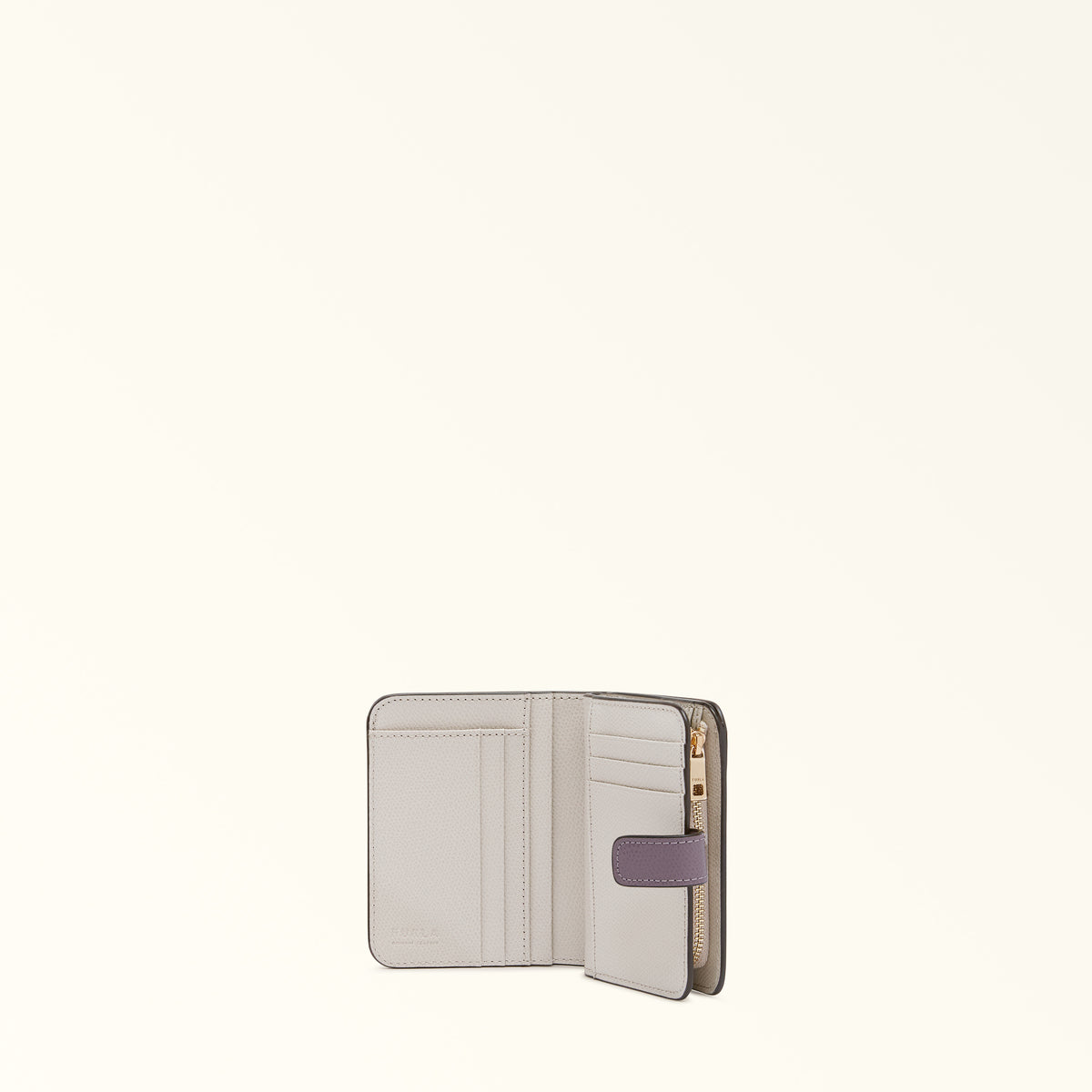 Purple Furla Camelia S Compact Wallet, natural leather – view 3