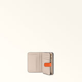Orange Furla Camelia S Compact Wallet, natural leather – view 3