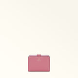 Pink Furla Camelia S Compact Wallet, natural leather