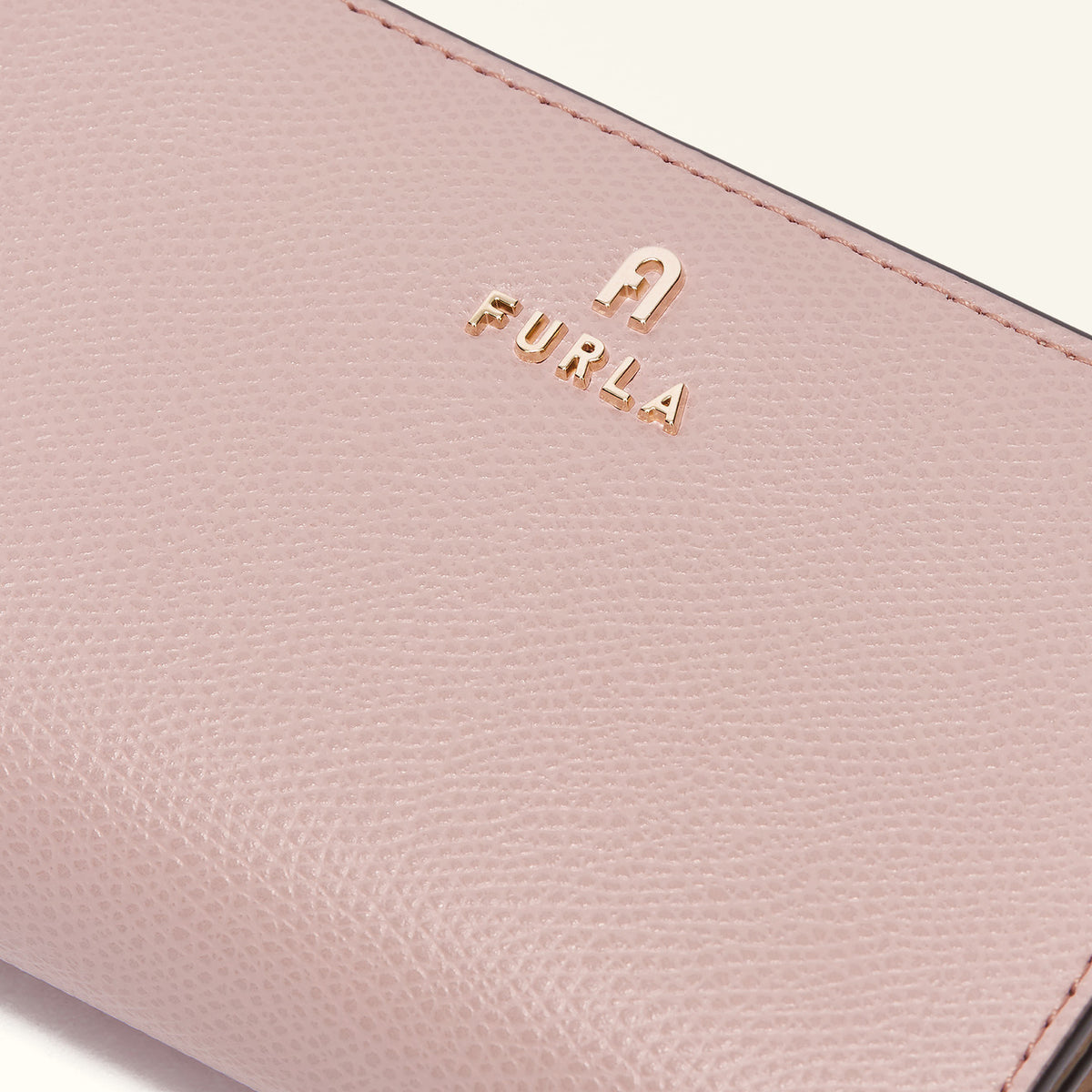 Pink Furla Camelia S Compact Wallet, natural leather – view 3