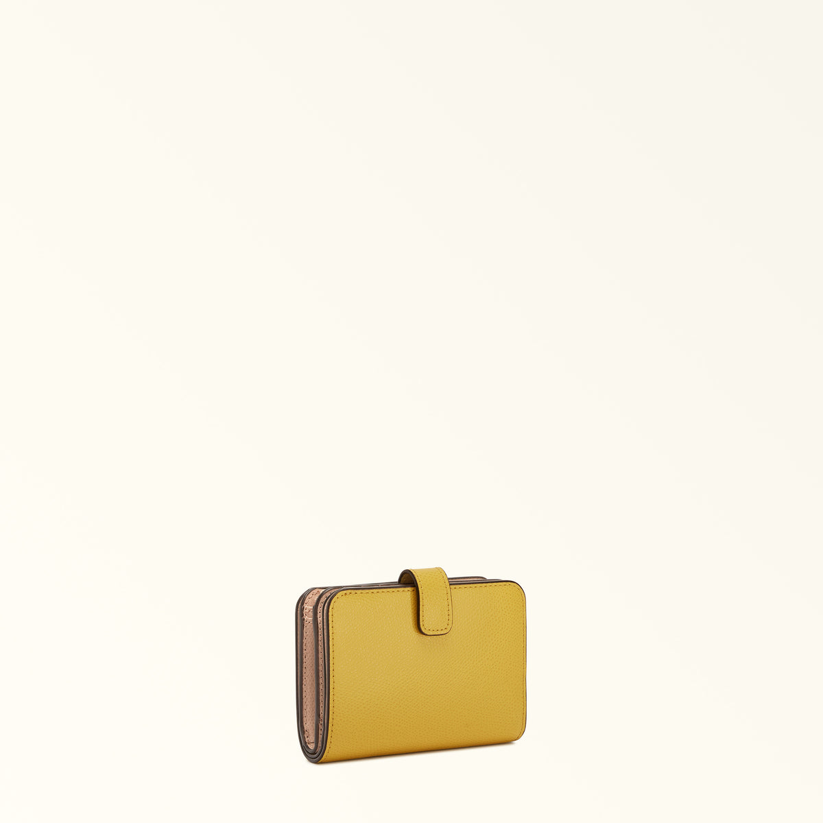 Gold Furla Camelia S Compact Wallet, natural leather – view 2