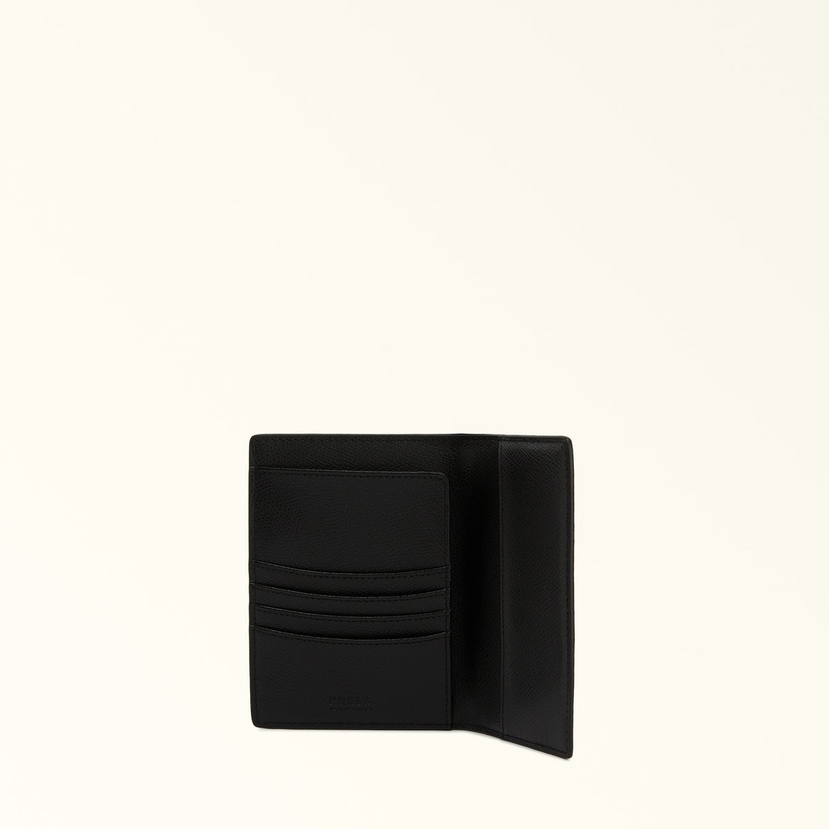Black Furla Camelia S Passport Holder, natural leather – view 4