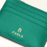Green Furla Camelia S Zipped Card Case Aw25, card holder natural leather – view 2