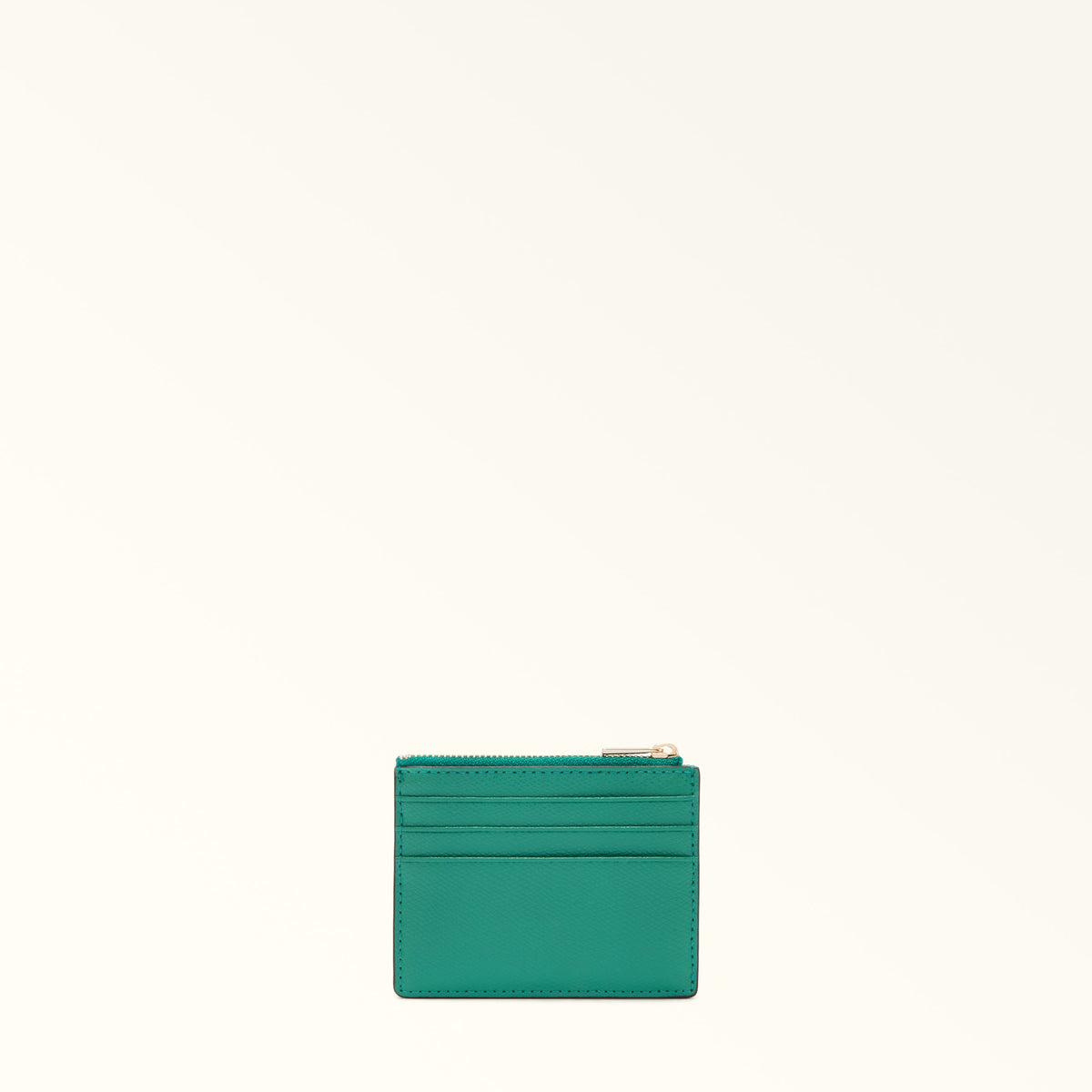 Green Furla Camelia S Zipped Card Case Aw25, card holder natural leather – view 3