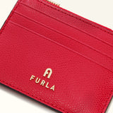Red Furla Camelia S Zipped Card Case Aw25, card holder natural leather – view 2