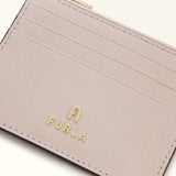 Pink Furla Camelia S Zipped Card Case, card holder natural leather – view 3