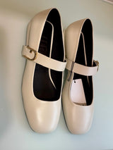 Taupe Furla Chic Ballerina T10, shoes natural leather – view 2