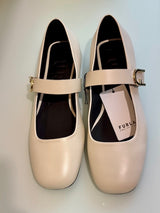 Taupe Furla Chic Ballerina T10, shoes natural leather – view 4