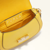 Yellow Furla Club 2 S Crossbody 26, natural leather – view 6
