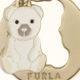 White Furla Crystal Keyring Bear, keychain – view 2