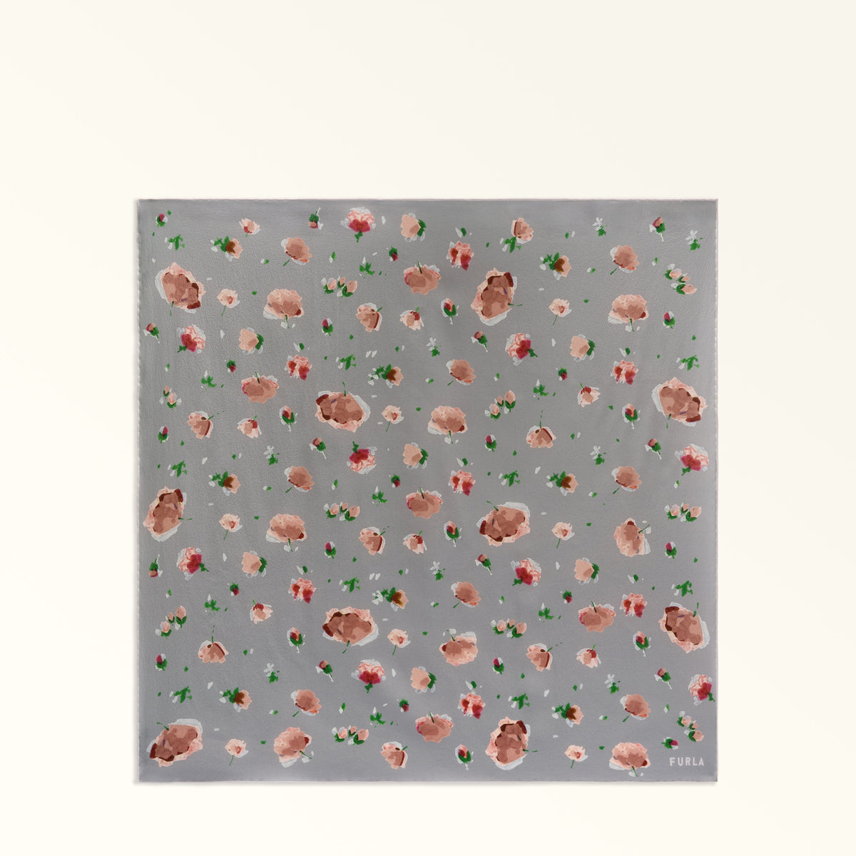 Grey Furla Daisy Carré, scarf crepe satin – view 4