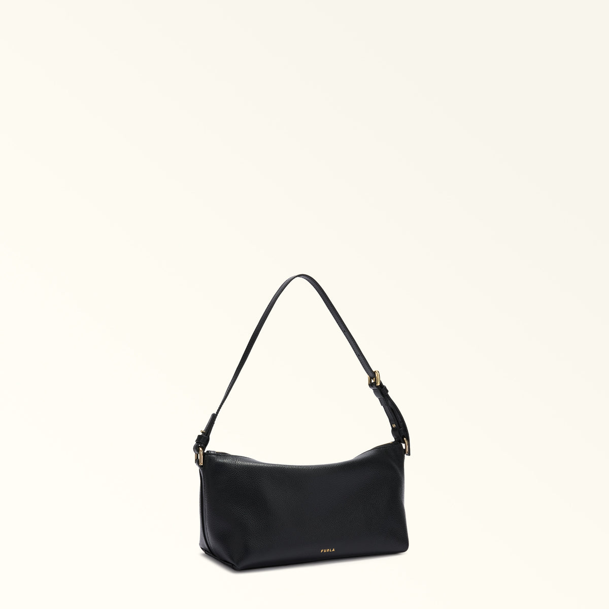 Black Furla Debby Mini Shoulder Bag Soft, natural leather – view 3