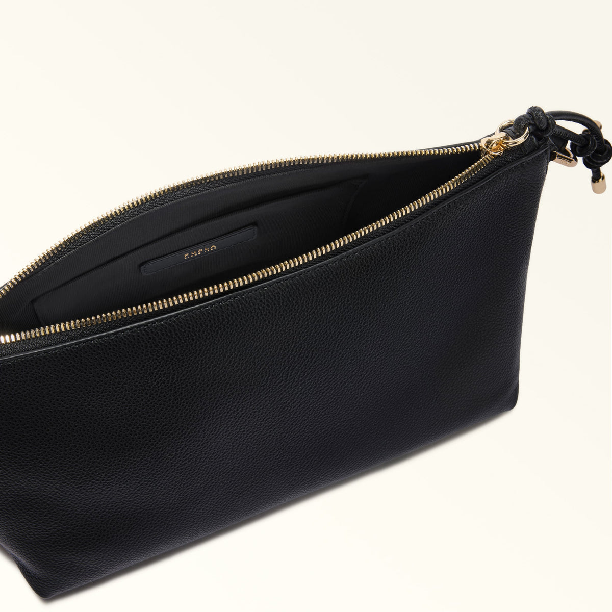 Black Furla Debby Mini Shoulder Bag Soft, natural leather – view 4