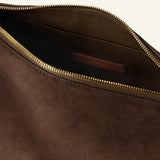 Brown Furla Debby Mini Shoulder Bag Soft, suede – view 6