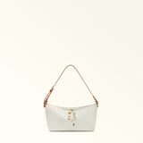 Taupe Furla Debby Mini Shoulder Bag Soft, natural leather