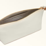 Taupe Furla Debby Mini Shoulder Bag Soft, natural leather – view 3