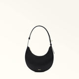 Black Furla Delizia Mini Shoulder Bag, natural leather – view 2