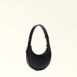 Black Furla Delizia Mini Shoulder Bag, natural leather – view 3