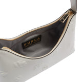 White Furla Diamante S Shoulder Bag, natural leather – view 7