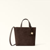 Brown Furla Divide It S Tote, handbag natural leather