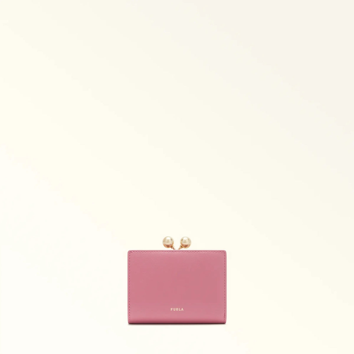 Pink Furla Dots S Compact Wallet Aw25, natural leather – view 5