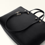 Black Furla Duetto L Tote, natural leather – view 3