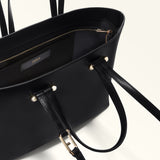 Black Furla Duetto L Tote, natural leather – view 5