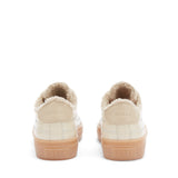 Beige Furla Enjoy Lace-Up Sneaker T.20, shoes natural leather – view 4