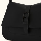 Black Furla Flow L Top Handle, shoulder bag natural leather – view 2