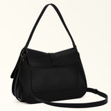 Black Furla Flow L Top Handle, shoulder bag natural leather – view 4