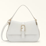 Off White Furla Flow M Top Handle, shoulder bag natural leather – view 2