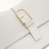 Off White Furla Flow M Top Handle, shoulder bag natural leather – view 4