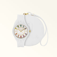 Off White FURLA FUN ROUND CASE 38 MM Watch