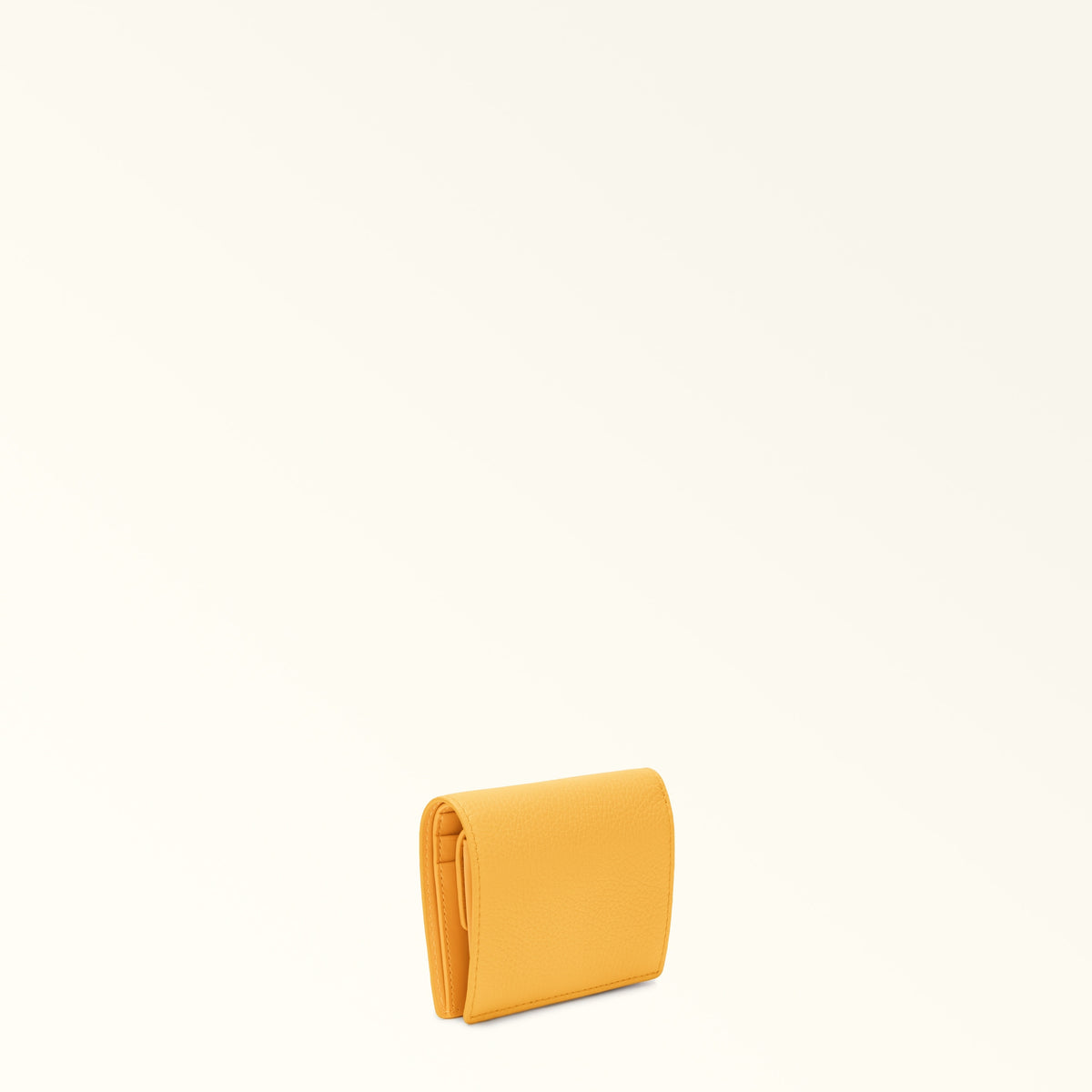 Yellow Furla Giada S Compact Wallet, natural leather – view 3