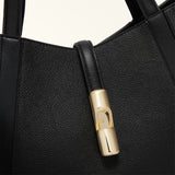 Black Furla Goccia L Hobo Aw25, natural leather – view 2