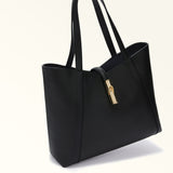 Black Furla Goccia L Hobo Aw25, natural leather – view 3
