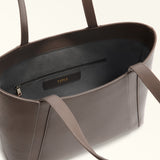 Grey Furla Goccia L Tote, natural leather – view 5