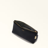 Black Furla Goccia M Cosmetic Case, natural leather – view 4