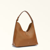 Brown Furla Goccia M Hobo Aw 25, natural leather – view 4