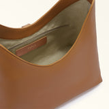 Brown Furla Goccia M Hobo Aw 25, natural leather – view 5