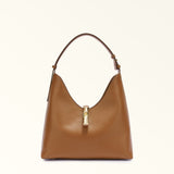 Brown Furla Goccia M Hobo Aw 25, natural leather – view 7