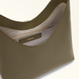 Green Furla Goccia M Hobo, natural leather – view 4