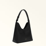 Black Furla Goccia S Hobo, tote natural leather – view 2