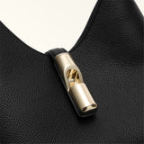 Black Furla Goccia S Hobo, tote natural leather – view 3