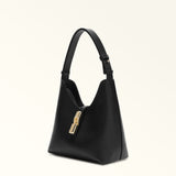 Black Furla Goccia S Hobo, tote natural leather – view 4