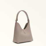Taupe Furla Goccia S Hobo, tote natural leather – view 4
