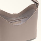 Taupe Furla Goccia S Hobo, tote natural leather – view 5
