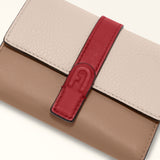 Beige Furla Grazia Compact Wallet M, natural leather – view 5