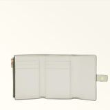 Green Furla Grazia Compact Wallet M, natural leather – view 3